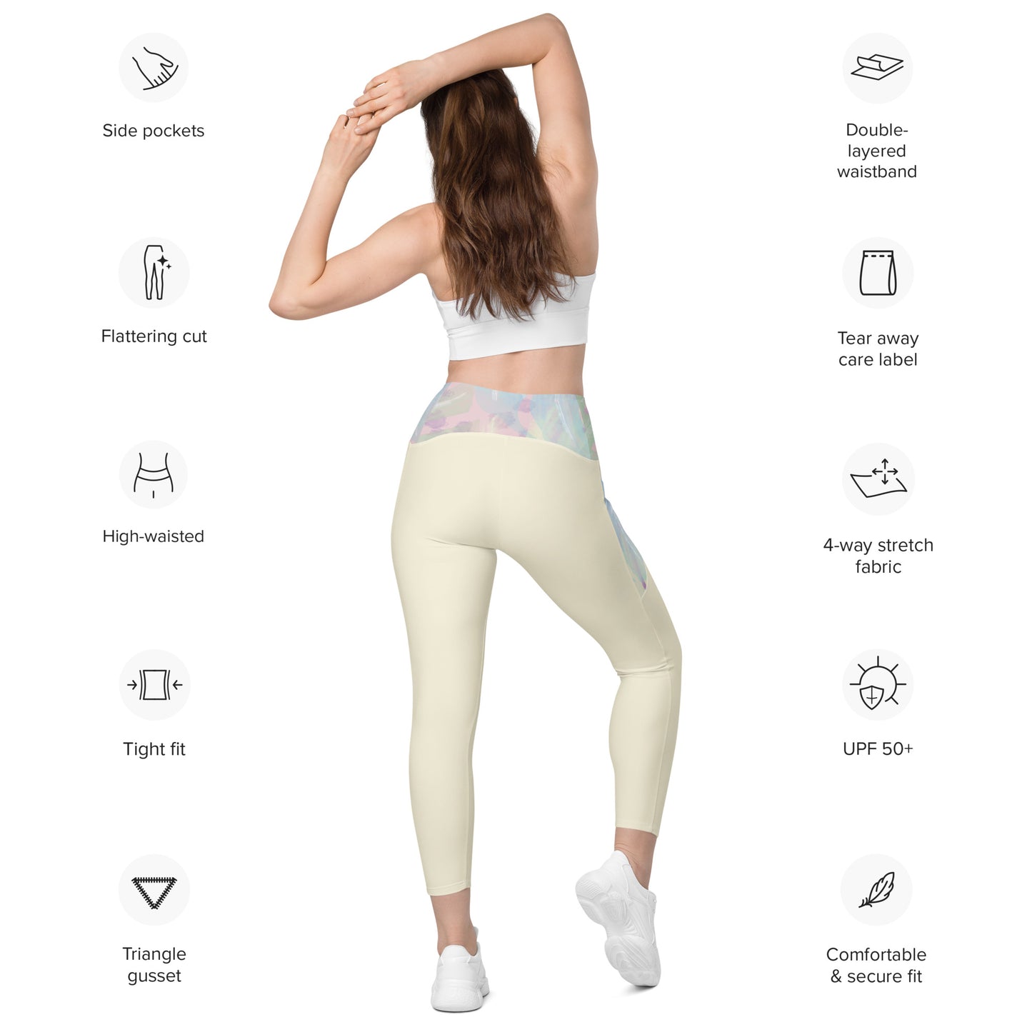 High Waisted Leggings with Pockets