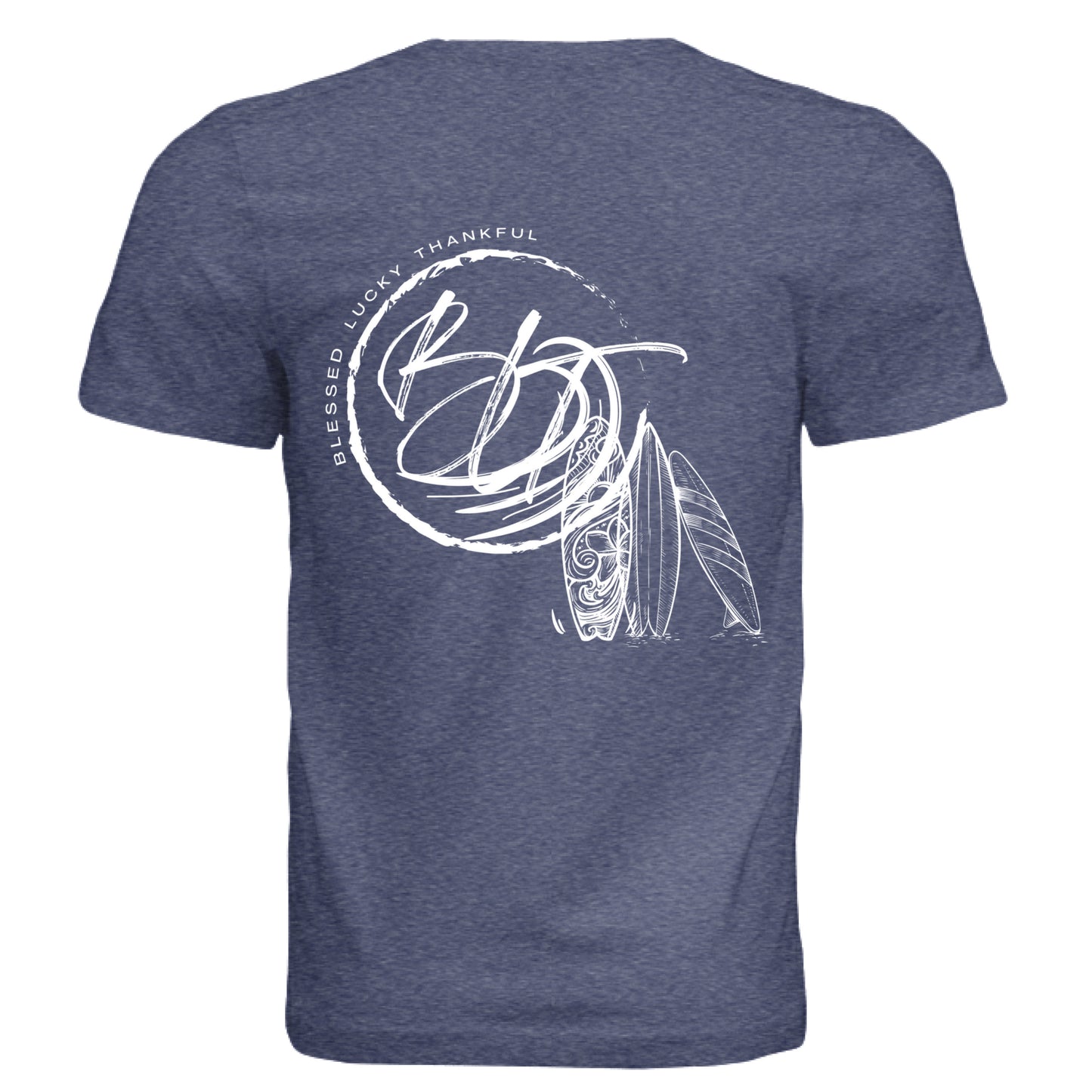 NAVY TRIBLEND - BACK