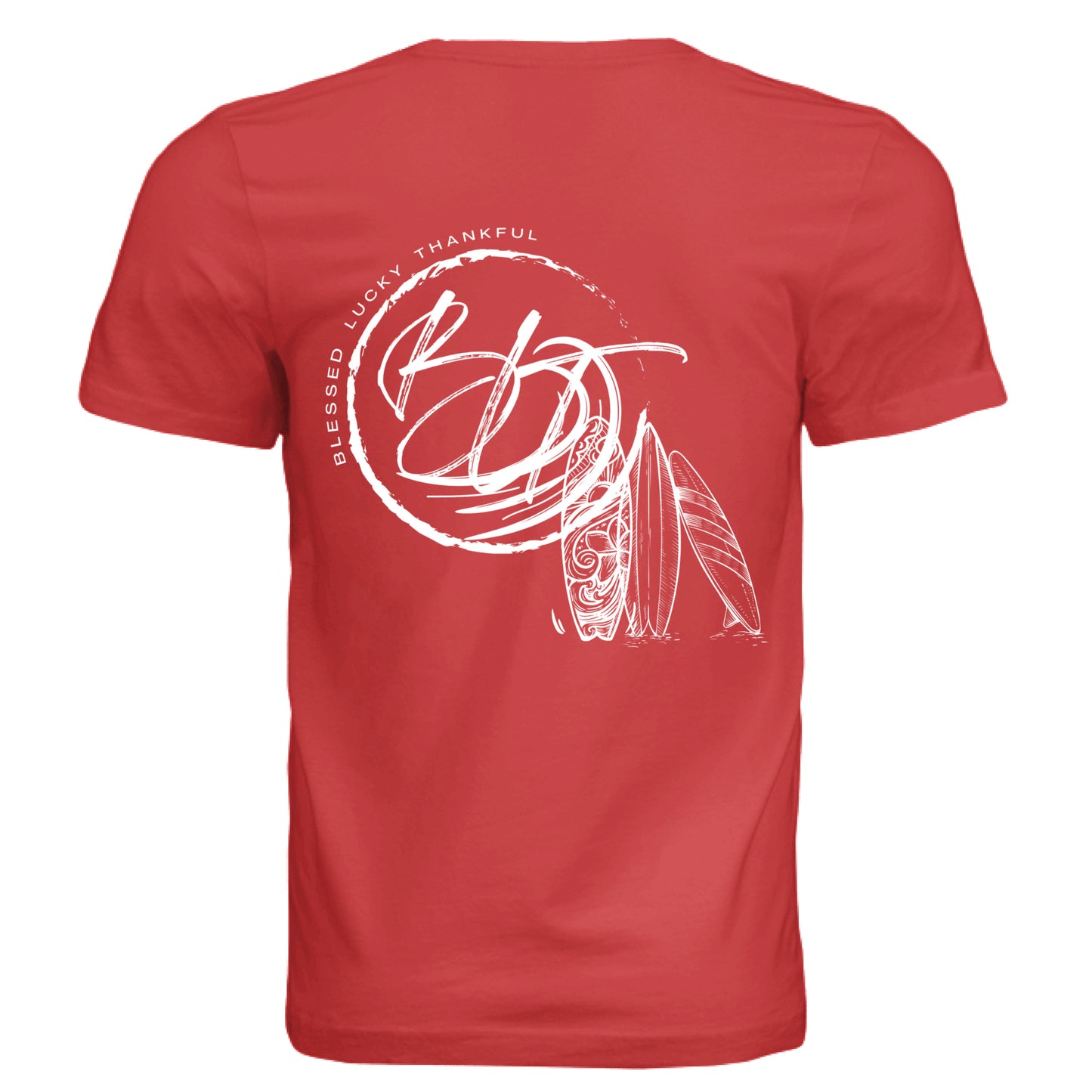 SOLID RED TRIBLN - BACK