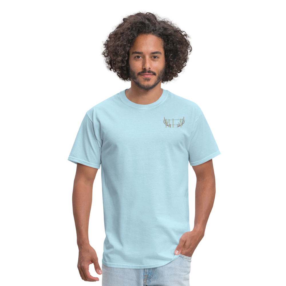BLT Logo 'Antlers' Work Classic T-Shirt - Unisex - powder blue