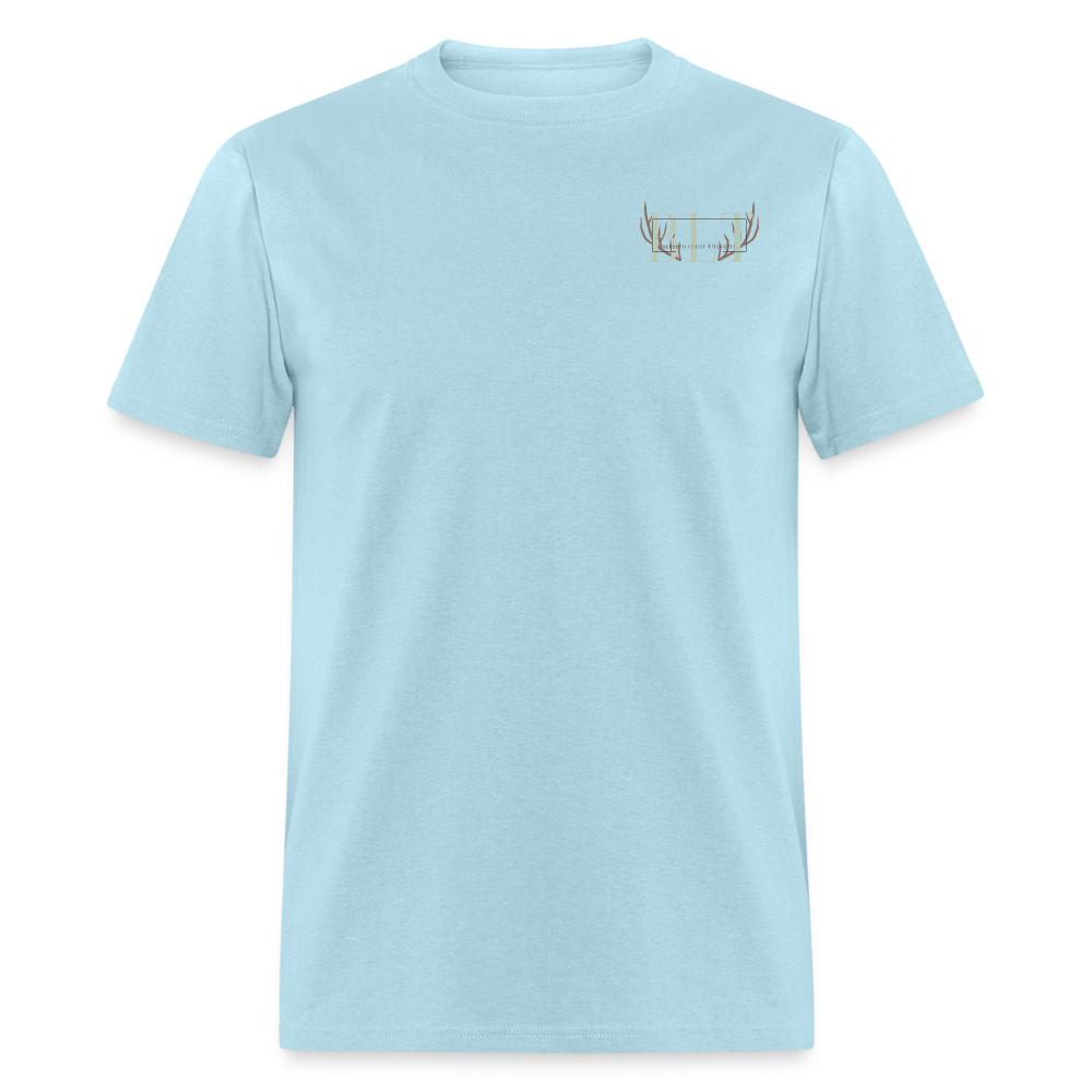 BLT Logo 'Antlers' Work Classic T-Shirt - Unisex - powder blue