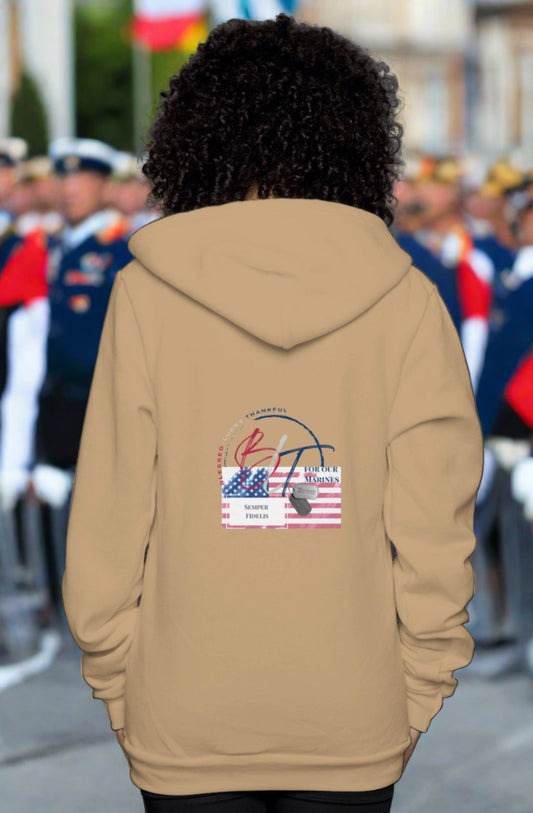 BLT Honor Collection Marines Unisex Zip Hoody