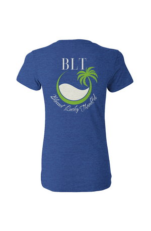 Live AlohaTriblend Deep V Neck Tee