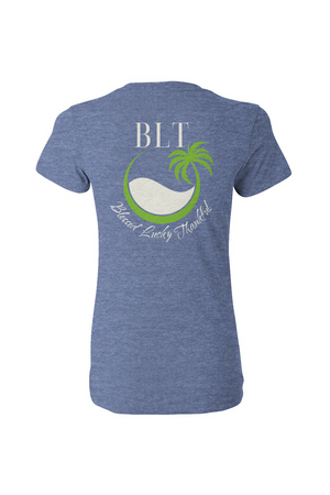 Live AlohaTriblend Deep V Neck Tee