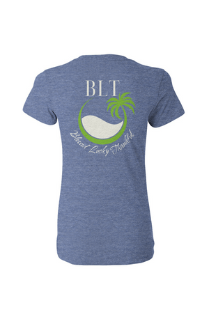 Live AlohaTriblend Deep V Neck Tee