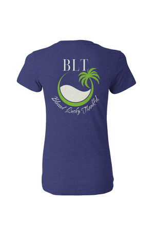 Live AlohaTriblend Deep V Neck Tee
