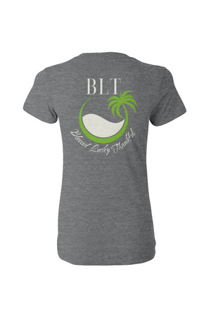 Live AlohaTriblend Deep V Neck Tee