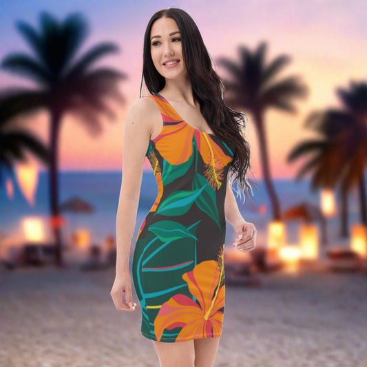 Summer Beach Bodycon Dress