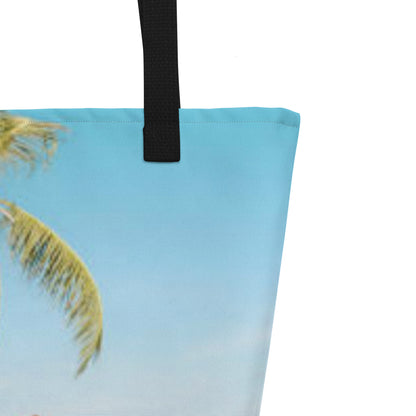 Surf's Up Large Tote Bag