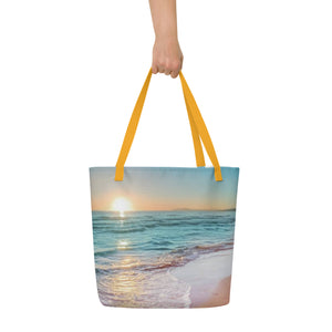 Ocean to Go Please - Large Tote Bag