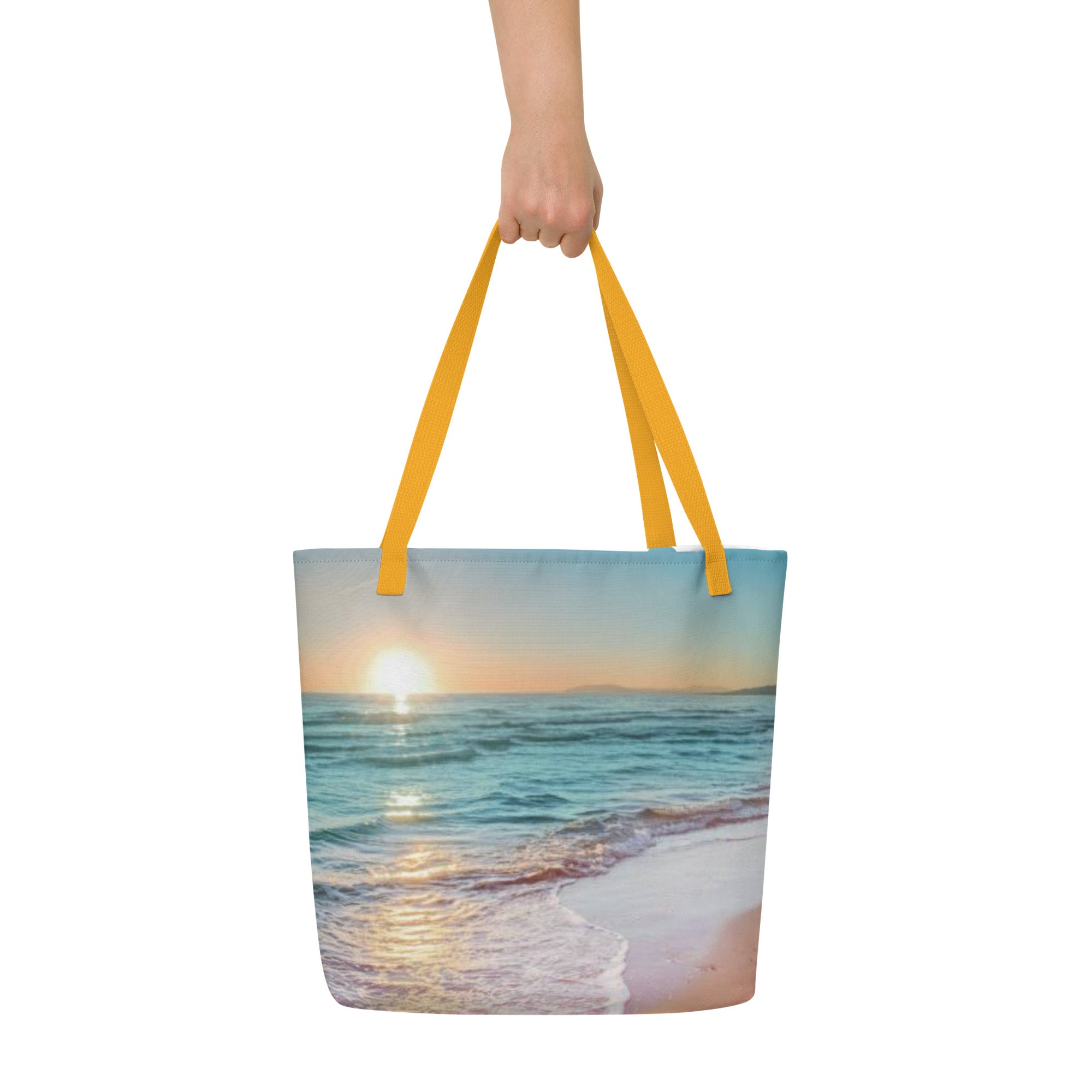 Ocean to Go Please - Large Tote Bag