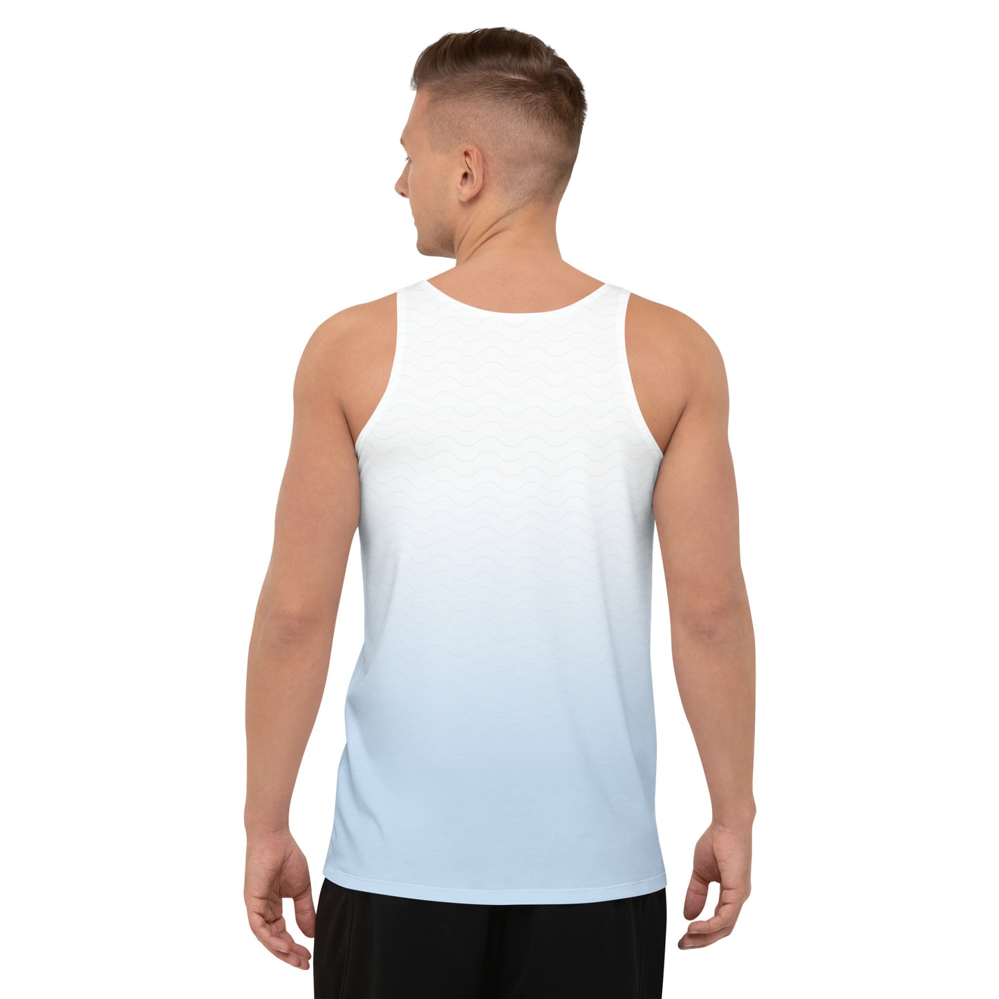 Blue Fade Tank Top