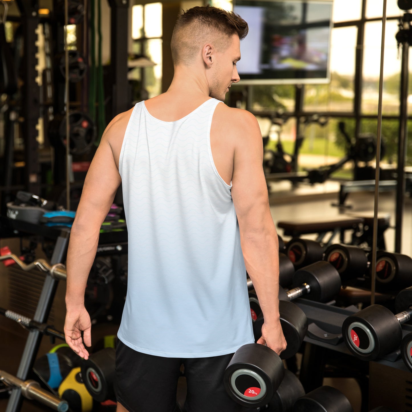 Blue Fade Tank Top