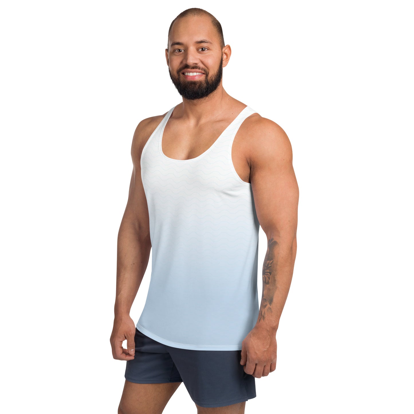 Blue Fade Tank Top