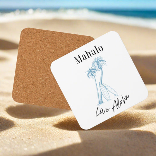 Mahalo (Thank you) Coaster