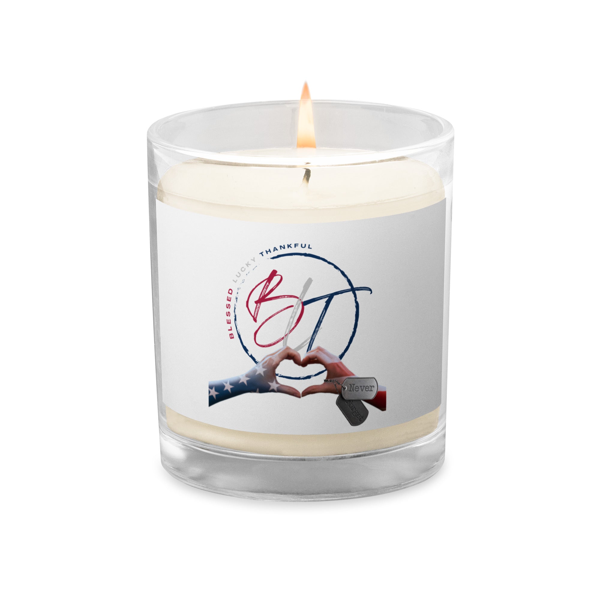 Never Forget Heart Soy Wax Candle