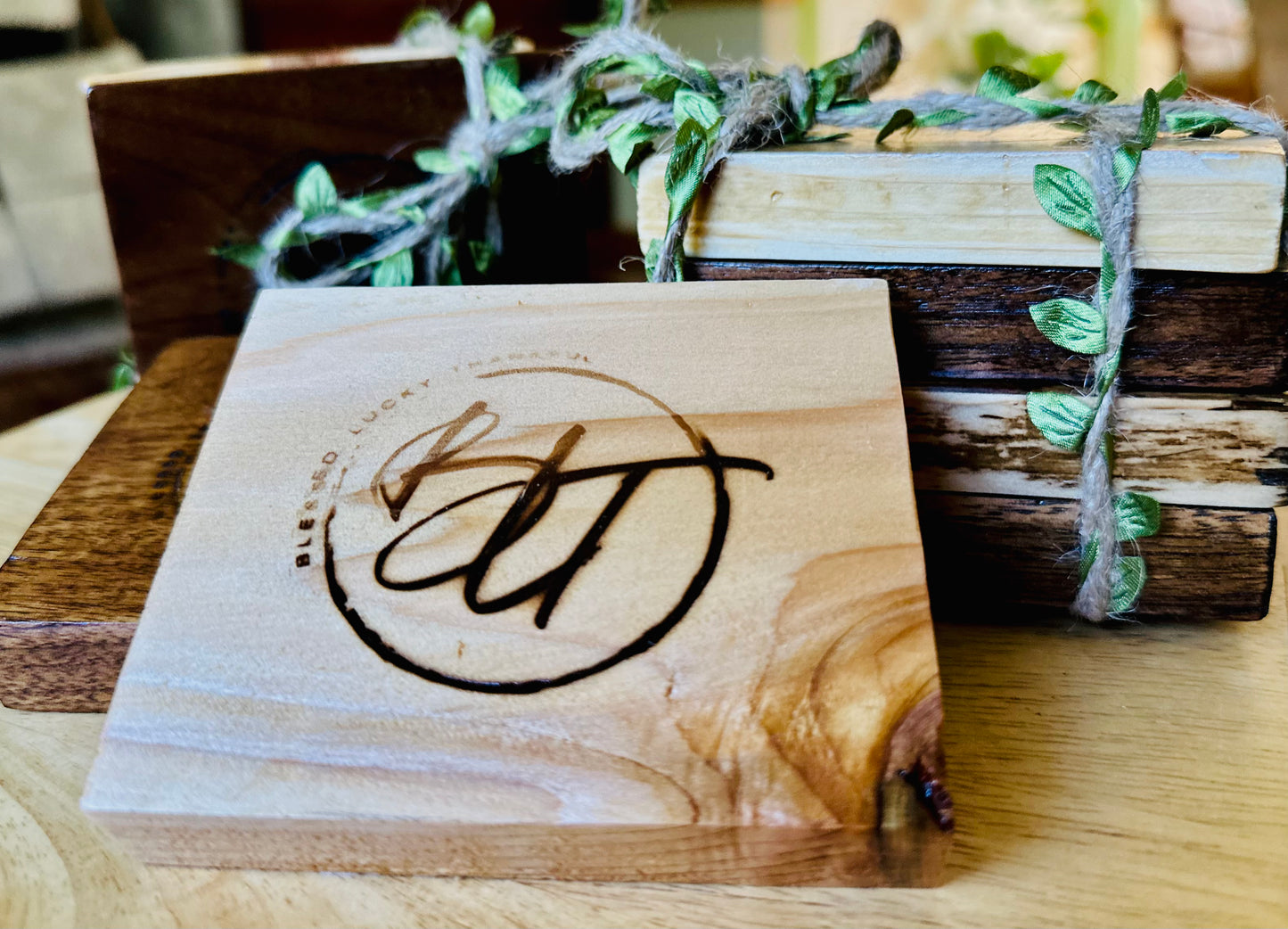 Handcrafted Wood Coasters