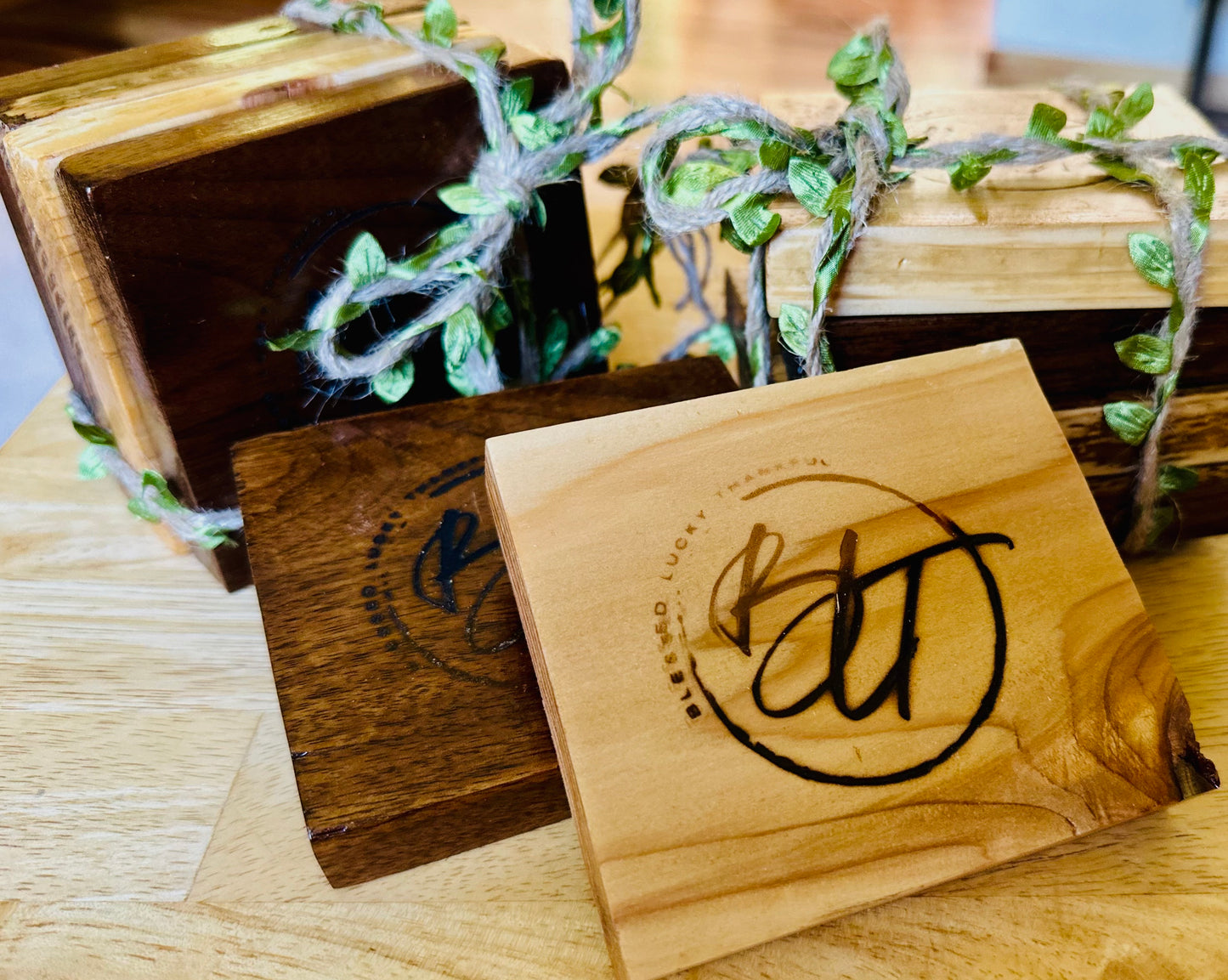 Handcrafted Wood Coasters