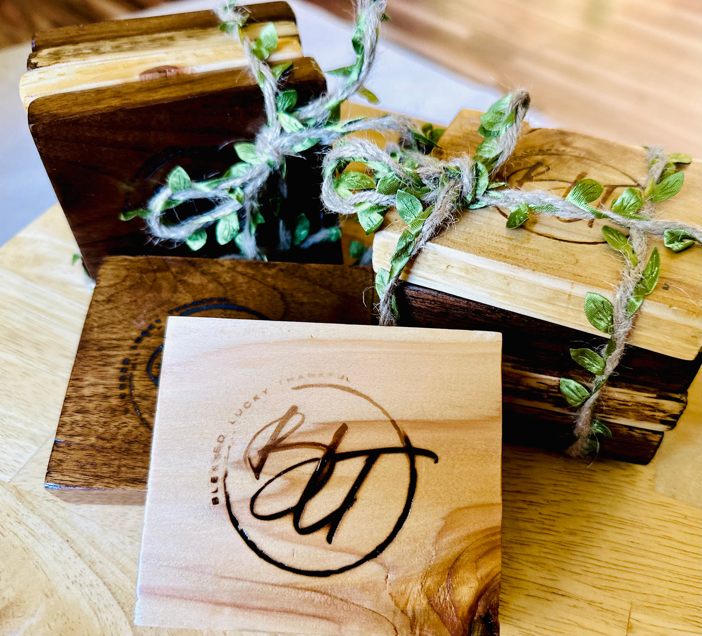 Handcrafted Wood Coasters