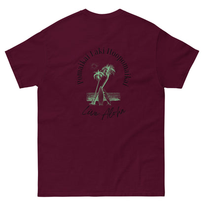 Pomaikai Laki Hoopomaikai Classic Tee (to give Blessings, Lucky and Thankfulness)