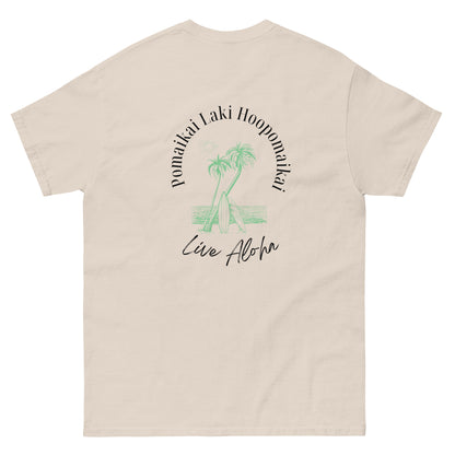 Pomaikai Laki Hoopomaikai Classic Tee (to give Blessings, Lucky and Thankfulness)