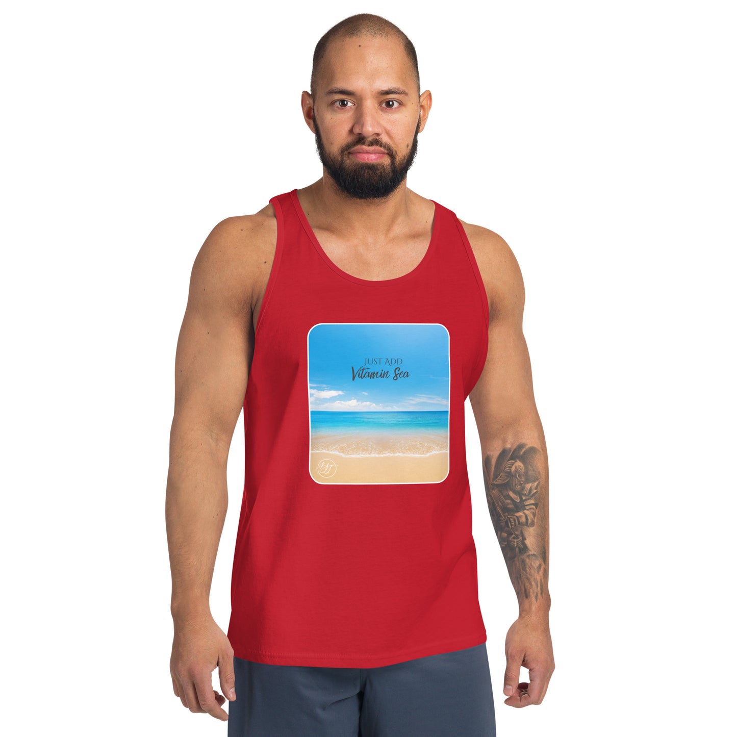 Just Add Vitamin Sea Men's Tank Top