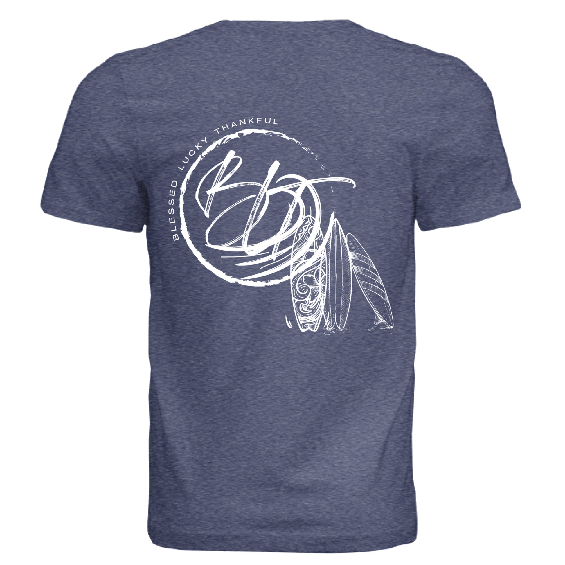 NAVY TRIBLEND - BACK
