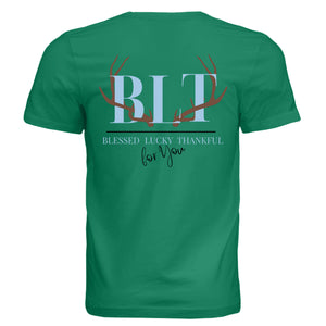 Solid Kelly Triblend - BACK