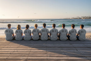 Blue Storm Triblend - BACK