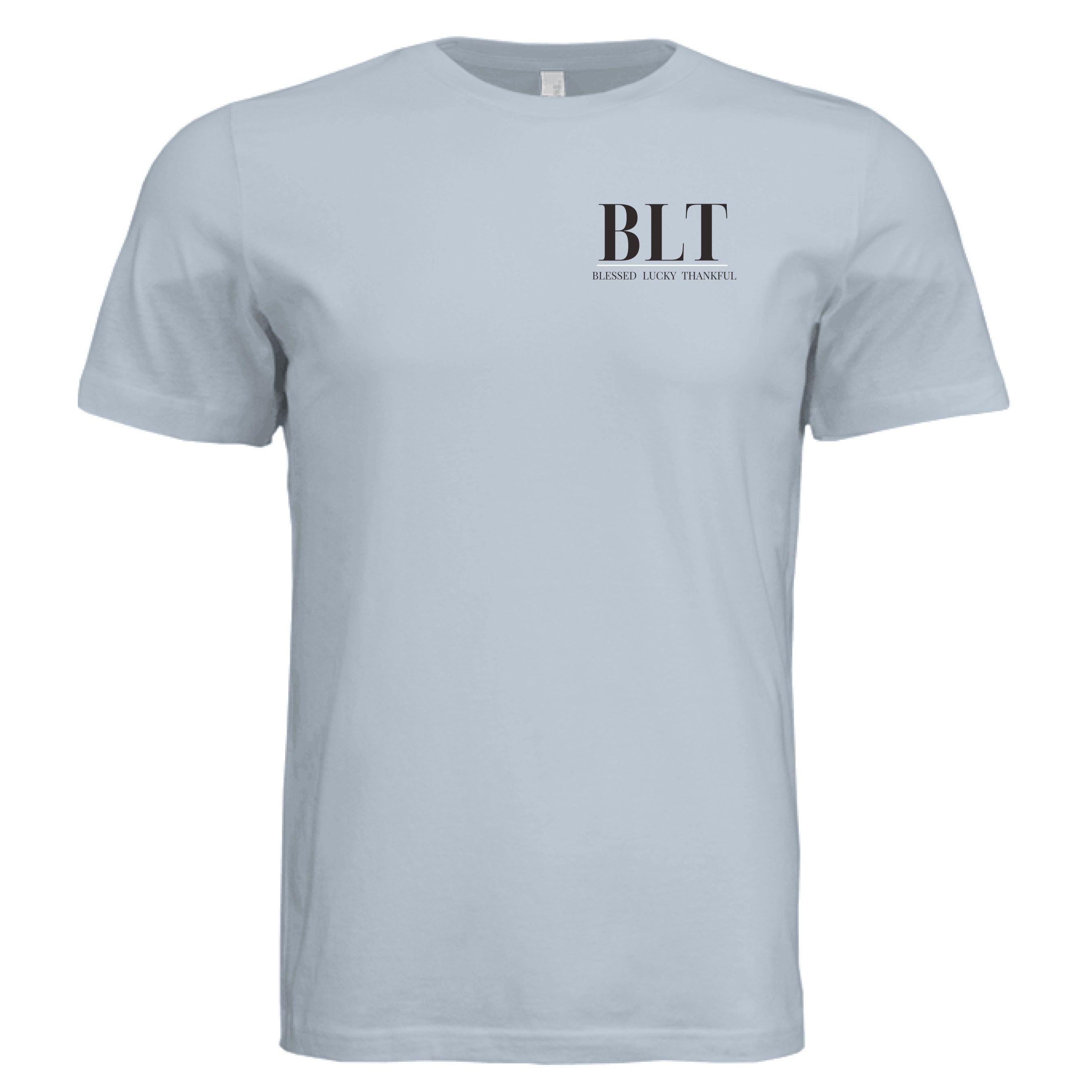 Solid Carolina Blue Triblend - FRONT