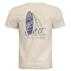 Solid Natural Triblend - BACK