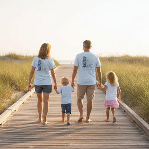 Solid Carolina Blue Triblend - BACK