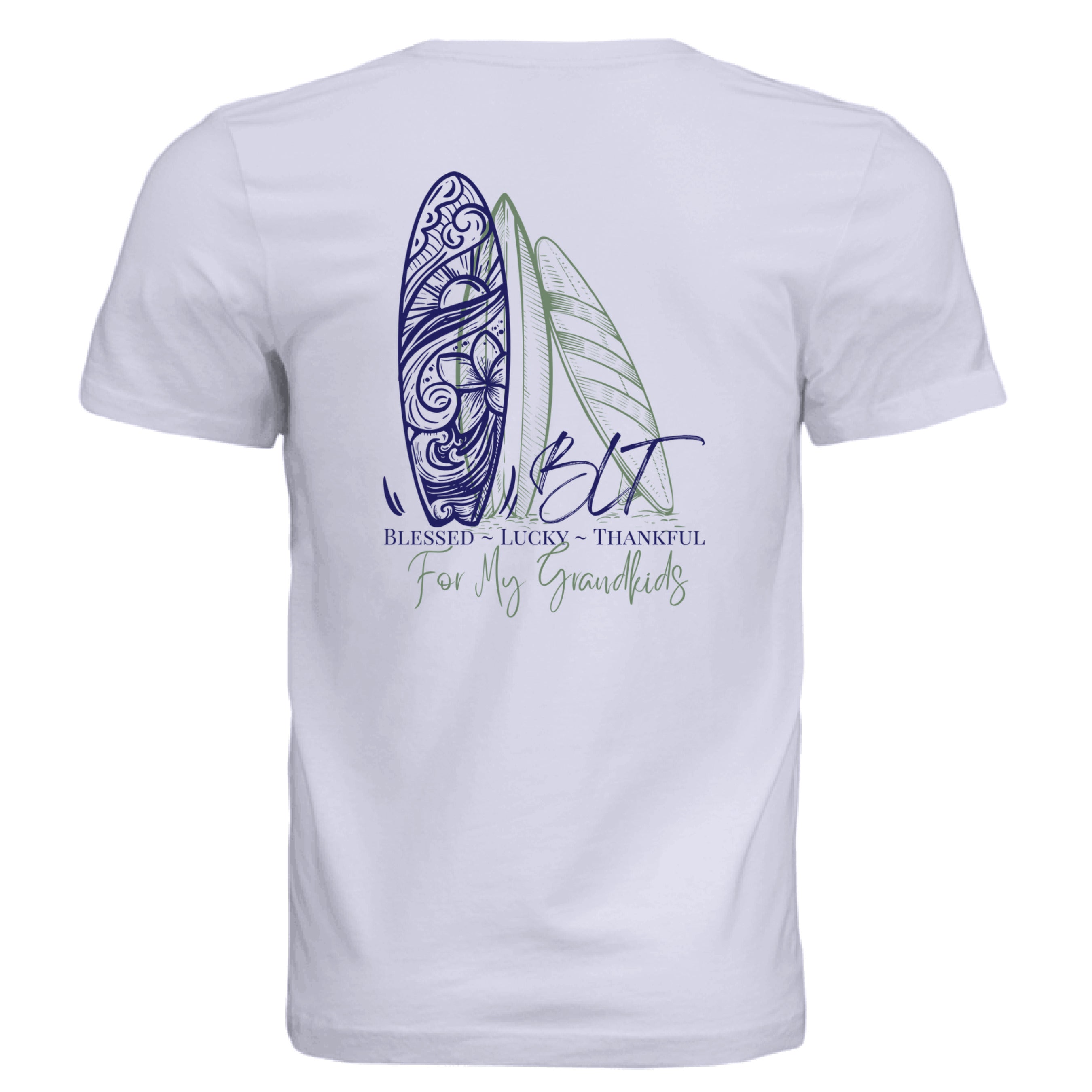 Dark Lavender Triblend - BACK