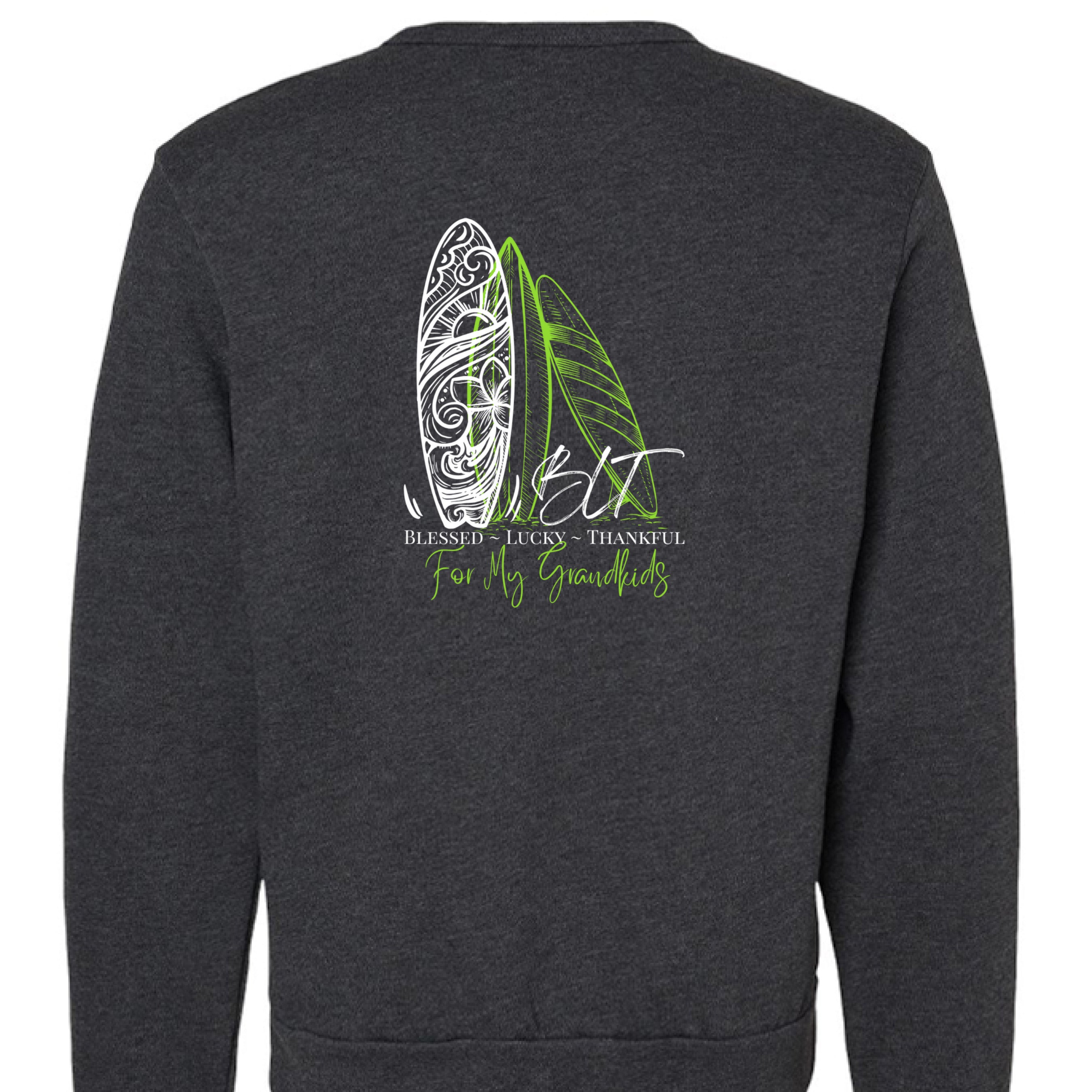 Dark Grey Heather - BACK