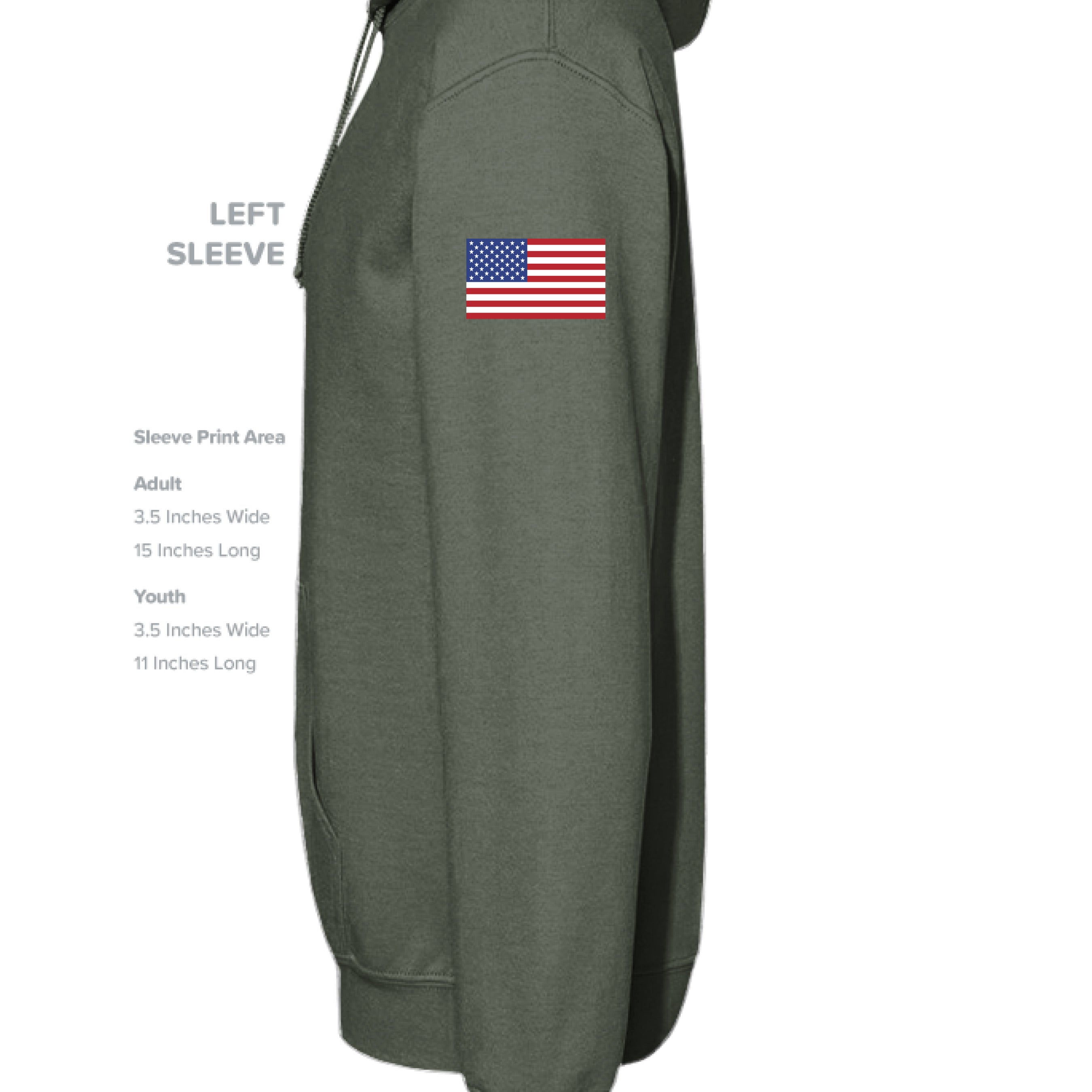 MILITARY GREEN - SLEEVE_LEFT
