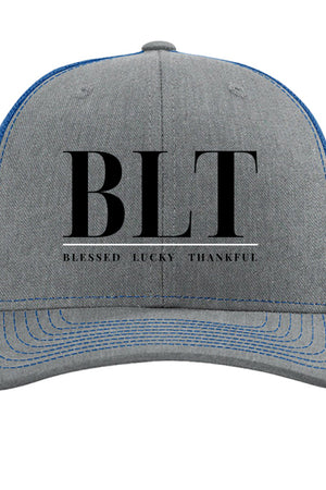 Heather Grey/ Royal - FRONT