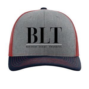 Heather Grey/ Cardinal/ Navy - FRONT