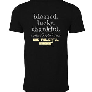BLACK HEATHER - 3001CVC - BACK
