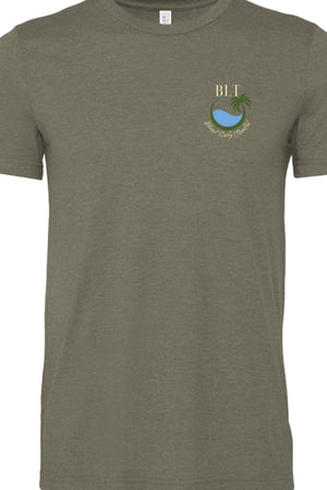 Heather Military Green - 3001CVC - FRONT
