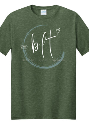 Forest Green Heather - PC455 - FRONT