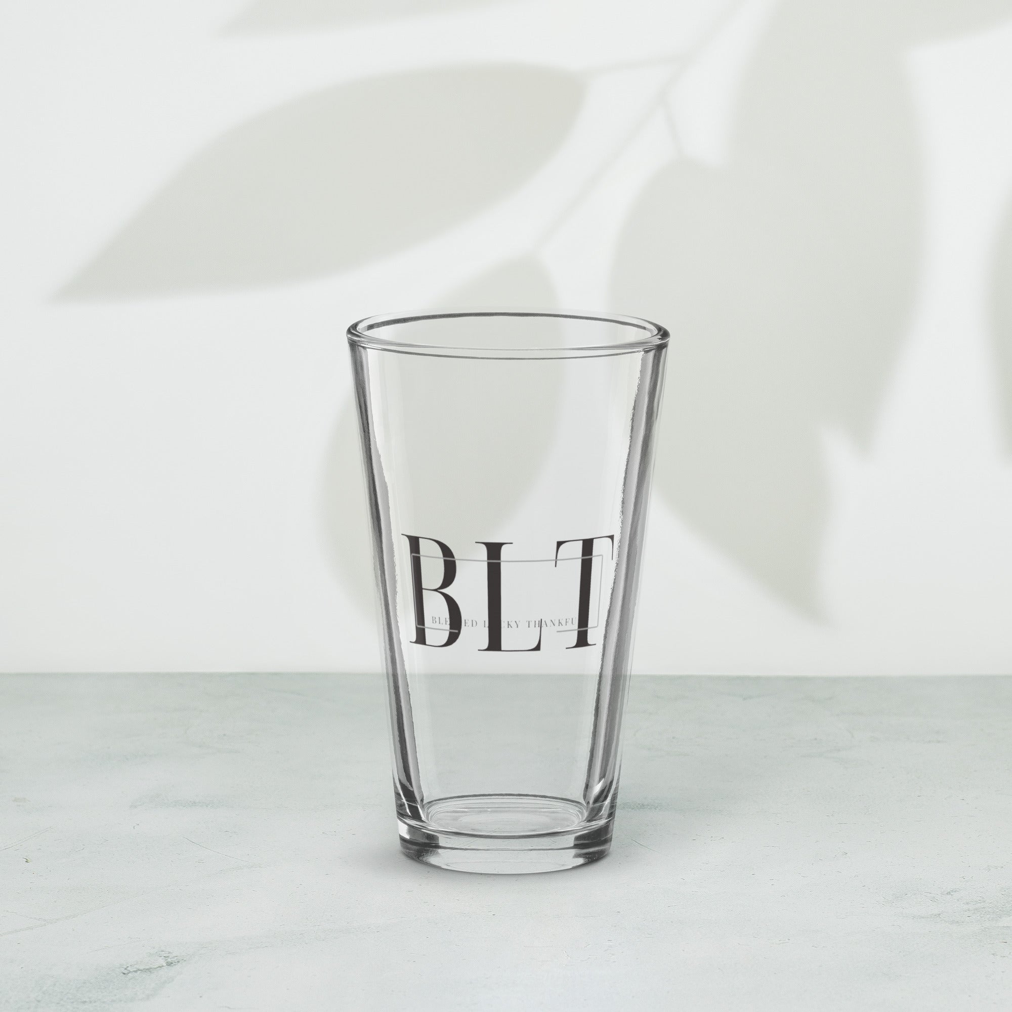 BLT Shaker Pint Glass