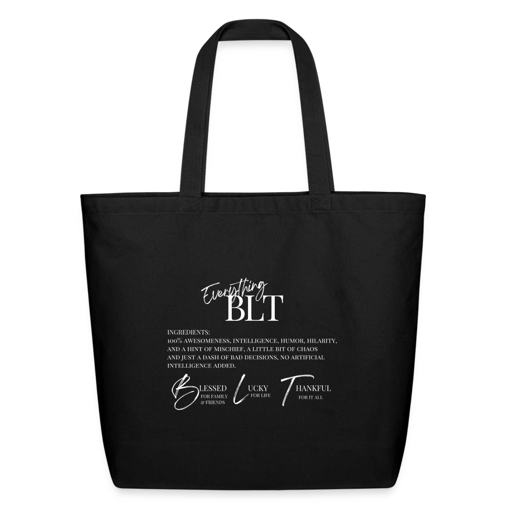 Eco-Friendly Cotton Tote - black