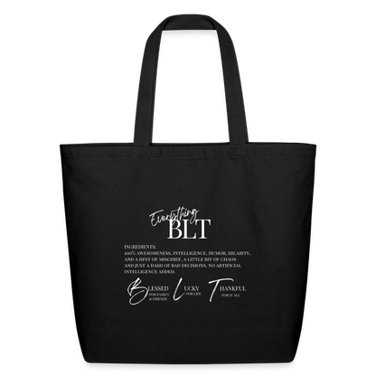 Eco-Friendly Cotton Tote - black