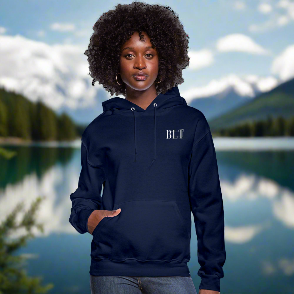 BLT 'Catch a Wave' Women's Hoodie - navy