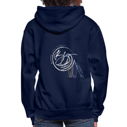 BLT 'Catch a Wave' Women's Hoodie - navy