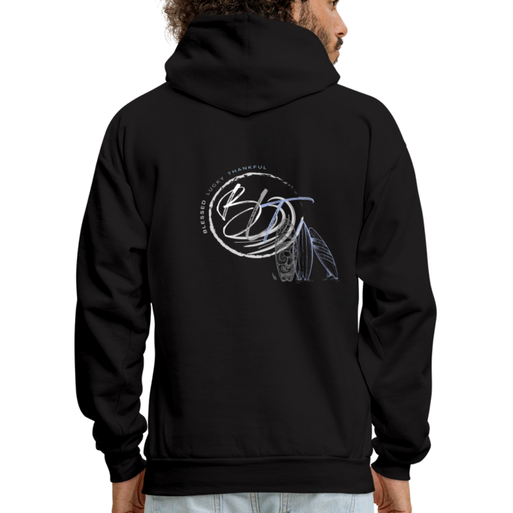 Men's 'Catch a Wave' Hoodie - black