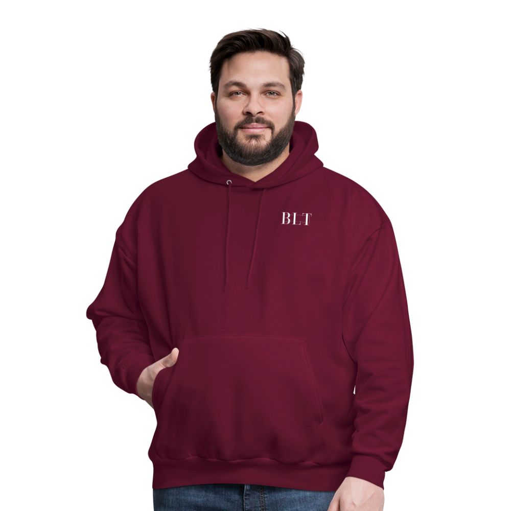 Men's 'Catch a Wave' Hoodie - burgundy