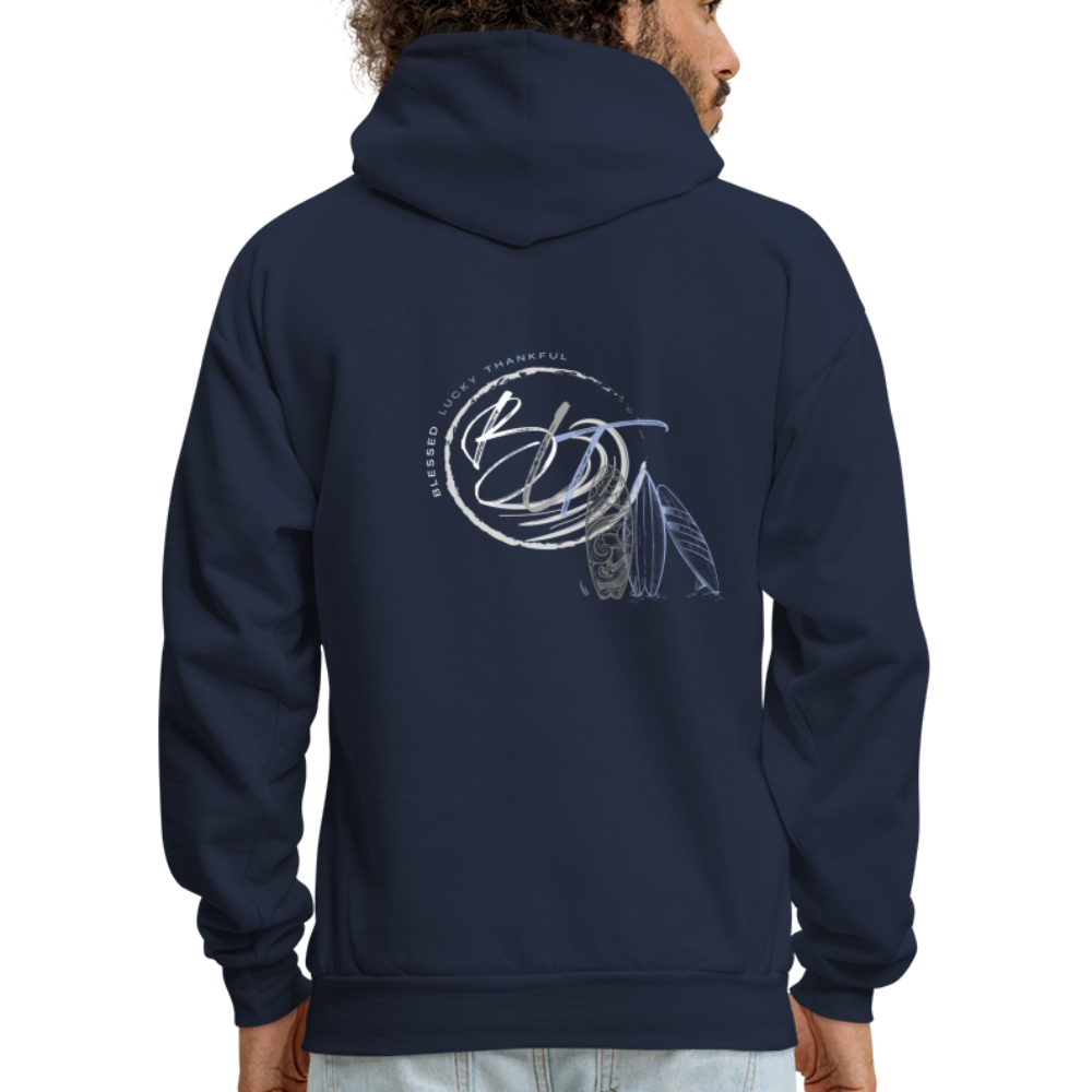 Men's 'Catch a Wave' Hoodie - navy