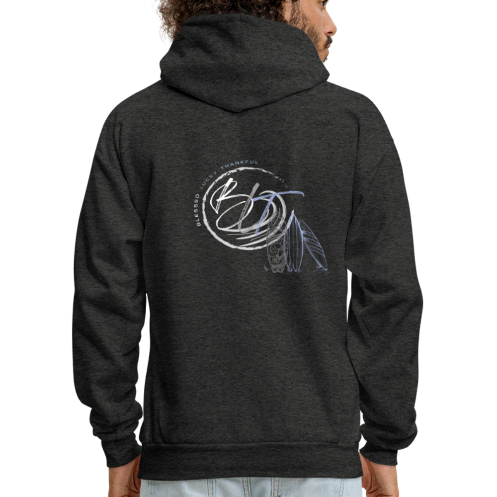 Men's 'Catch a Wave' Hoodie - charcoal grey