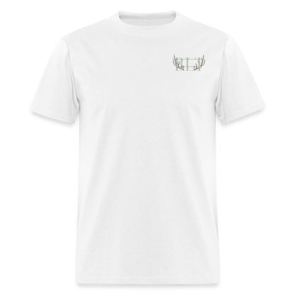 BLT Logo 'Antlers' Work Classic T-Shirt - Unisex - white